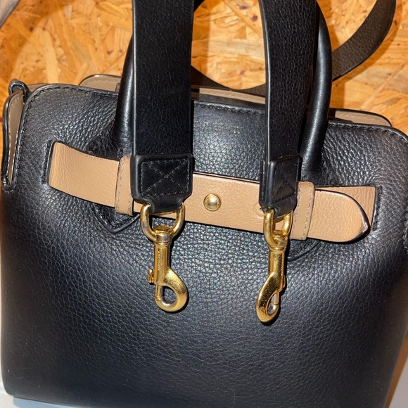 BURBERRY The Mini Leather Triple Stud Belt Bag In Black - Picture 14 of 15